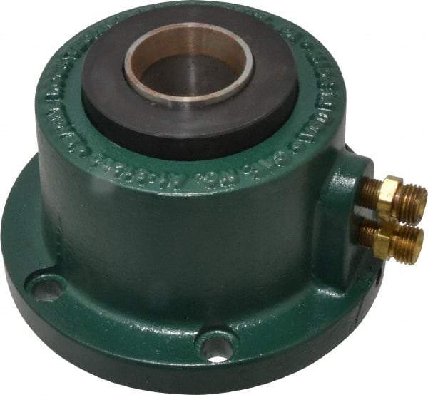 Eagle Rock - Series 5C, 1-1/16" Collet Capacity, Horizontal Standard Collet Holding Fixture - Air Activated, 5-1/2" Base Diam Width, 3-1/4" High - Best Tool & Supply