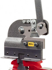 Heinrich - 4-3/8 Inch Long x 8 Inch Wide x 3-1/2 Inch Deep x 7 Inch High, Hand Slitting Bench Shear - 1/8 Inch Mild Steel Capacity - Best Tool & Supply