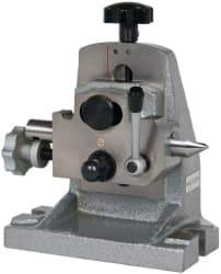 Phase II - 3.5000 to 4.0000" Centerline Height, Tailstock - Adjustable, 5C Compatible Collet Series, Use with Collet Index Fixtures - Best Tool & Supply