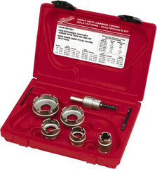 Milwaukee Tool - 7 Piece, 7/8" to 2" Saw Diam, Hole Saw Kit - Best Tool & Supply