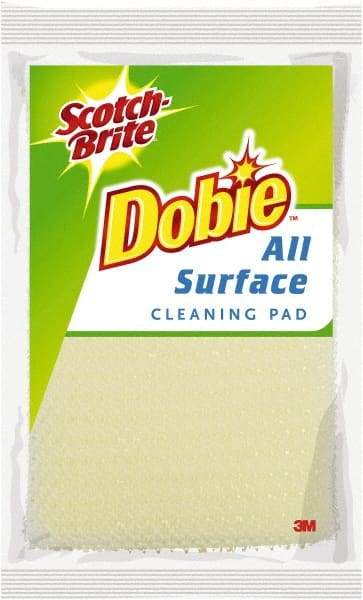 3M - 4" Long x 2-1/2" Wide x 1/2" Thick Sponge - Light-Duty, White - Best Tool & Supply