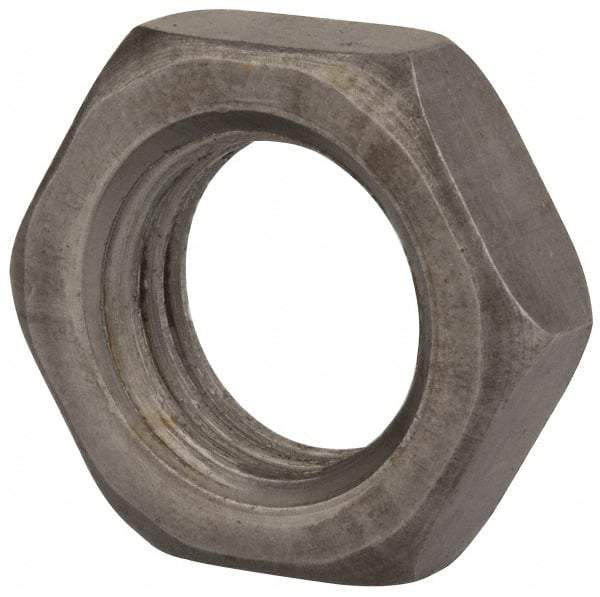 Value Collection - M20x2.50 Steel Right Hand Hex Jam Nut - 30mm Across Flats, 10mm High, Uncoated - Best Tool & Supply