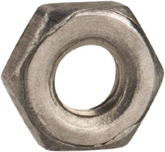 Value Collection - M3x0.50 Steel Right Hand Hex Jam Nut - 5.5mm Across Flats, 1.8mm High, Uncoated - Best Tool & Supply