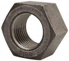 Value Collection - 2-1/4 - 4-1/2 UNC Steel Right Hand Hex Nut - 3-3/8" Across Flats, 1-15/16" High, Uncoated - Best Tool & Supply