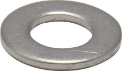 Value Collection - #6 Screw, Grade 316 Stainless Steel Standard Flat Washer - 9/64" ID x 3/8" OD, 0.031" Thick, Plain Finish - Best Tool & Supply