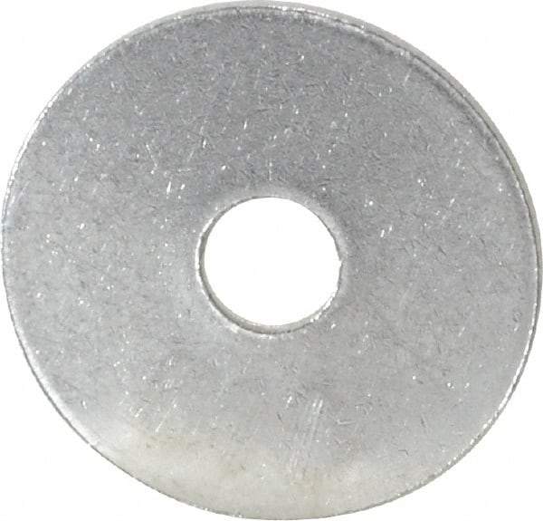 Value Collection - #6 Screw, Grade 316 Stainless Steel Fender Flat Washer - 9/64" ID x 5/8" OD, 0.038" Thick, Plain Finish - Best Tool & Supply