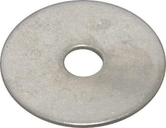 Value Collection - 1/4" Screw, Grade 316 Stainless Steel Fender Flat Washer - 1/4" ID x 1-1/4" OD, 0.057" Thick, Plain Finish - Best Tool & Supply