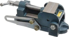 Interstate - 2" Jaw Opening Capacity x 1" Throat Depth, Angle Drill Press Vise - 2-1/2" Wide x 1.35" High Jaw, Stationary Base, Standard Speed, 7.59" OAL x 2.87" Overall Height, Cast Iron - Best Tool & Supply