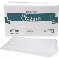 PRO-SOURCE - 1/4 Fold Food Service Wipes - Box, 21-1/2" x 13" Sheet Size, White - Best Tool & Supply