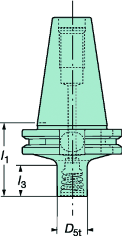 A392.45EH-40 12 060 Cat-V To Coromant EH Adaptor - Best Tool & Supply