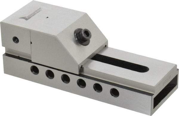 Interstate - 2" Jaw Width, 2-1/2" Jaw Opening Capacity, 1" Jaw Height, Toolmaker's Vise - Flat Jaw, 0.0002" Parallelism, 0.0002" Squareness, 5-1/2" OAL x 1-31/32" OAH - Best Tool & Supply