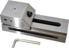 Interstate - 3-1/2" Jaw Width, 4-7/8" Jaw Opening Capacity, 1-9/16" Jaw Height, Toolmaker's Vise - Flat Jaw, 0.0002" Parallelism, 0.0002" Squareness, 9-1/4" OAL x 3.3" OAH - Best Tool & Supply