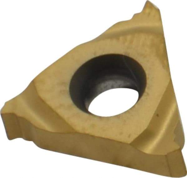 Seco - 16NR Internal Right Hand 16 UN Laydown Threading Insert - Grade CP500, TiAlN/TiN Coated Carbide - Best Tool & Supply