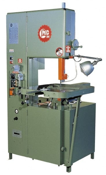 Vertical Bandsaw: Variable Speed Pulley Drive, 12″ Height Capacity 3 Phase, 230V, 3 hp, 28″ Table Length, 24″ Table Width