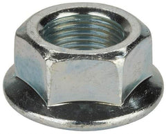 Value Collection - 3/4-16, 1-1/2" Flange Diam, Serrated Flange Nut - Grade Grade 2 Steel, Zinc-Plated Finish, 0.675" Flange Height - Best Tool & Supply