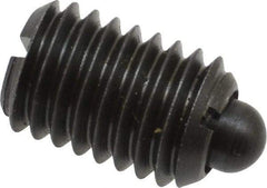 Gibraltar - 1/2-13, 3/4" Thread Length, 0.151" Plunger Projection, Steel Threaded Spring Plunger - 1/4" Max Plunger Diam, 0.75" Plunger Length, 5 Lb Init End Force, 28.5 Lb Final End Force - Best Tool & Supply