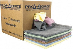 PRO-SOURCE - Virgin Cotton Car Wash Towels - Assorted Colors, Terry Cloth, Low Lint, 10 Lbs. at 2 to 4 per Pound, Box - Best Tool & Supply