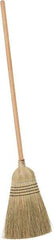 PRO-SOURCE - 60" OAL Corn Bristle Broom - Wood Handle - Best Tool & Supply