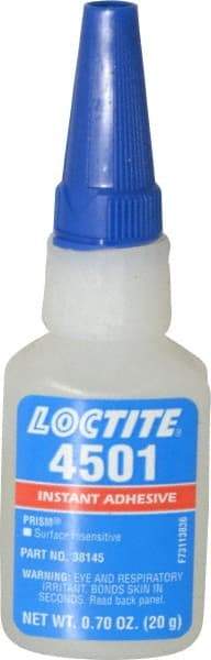 Loctite - 0.70 oz Bottle Clear Instant Adhesive - Series 4501 - Best Tool & Supply