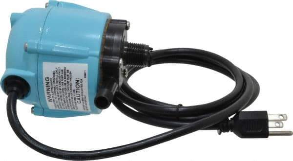 Little Giant Pumps - 1/150 HP, 3.2 psi, Aluminum Miniature Submersible Pump - 1/4 Inch Inlet, 1/4 Inch Outlet, 6 Ft. Long Power Cord, 1.1 Amp - Best Tool & Supply