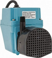 Little Giant Pumps - 1/40 HP, 5.1 psi, Aluminum Miniature Submersible Pump - 3/8 Inch Inlet, 1/4 Inch Outlet, 6 Ft. Long Power Cord, 1.7 Amp - Best Tool & Supply