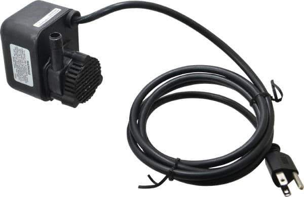 Little Giant Pumps - 1/125 HP, 3 psi, Aluminum Miniature Submersible Pump - 1/4 Inch Inlet, 1/2 Inch Outlet, 6 Ft. Long Power Cord, 0.6 Amp - Best Tool & Supply