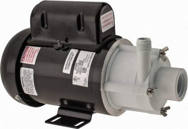 Little Giant Pumps - 1/8 HP, 29.3 Shut Off Feet, Magnetic Drive Pump - 1 Phase, 60 Hz - Best Tool & Supply