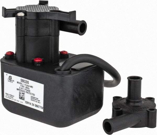 Little Giant Pumps - 1/200 HP, 5 Shut Off Feet, Magnetic Drive Pump - 3250 RPM, 1 Phase, 60 Hz - Best Tool & Supply