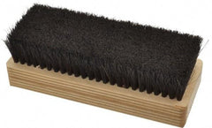 Made in USA - 1" Bristle Length, Horsehair Cleaning & Finishing Brush - 6-1/2" Long x 2-3/8" Wide Head, 6" OAL, Hardwood Block - Best Tool & Supply