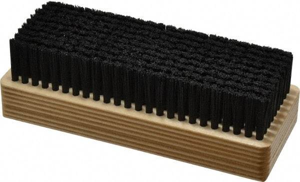 Made in USA - 1" Bristle Length, Synthetic Cleaning & Finishing Brush - 6-1/2" Long x 2-3/8" Wide Head, 6" OAL, Hardwood Block - Best Tool & Supply