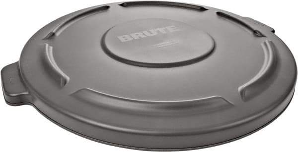 Rubbermaid - Round Lid for Use with 10 Gal Round Trash Cans - Gray, Polyethylene, For 2632 Brute Trash Cans - Best Tool & Supply