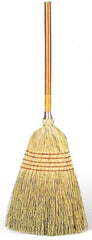 Rubbermaid - 58-1/4" OAL Corn Bristle Broom - Wood Handle, 12" Wide - Best Tool & Supply