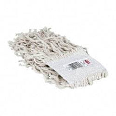 Rubbermaid - White Head Band, Small Cotton #16 Size Cut End Mop Head - 4 Ply, Clamp Jaw & Side Loading Connection, Use for General Purpose - Best Tool & Supply