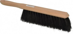 PRO-SOURCE - Horsehair Counter Duster - 2-1/2" Bristle Length, 9" Long Head, Hardwood Handle, Black - Best Tool & Supply