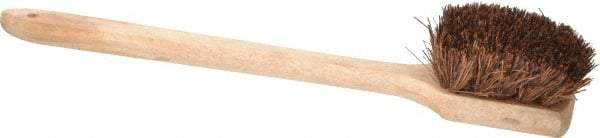 PRO-SOURCE - 2" Bristle Length, Palmyra Utility Scrub Brush - 20" OAL, Hardwood Block - Best Tool & Supply