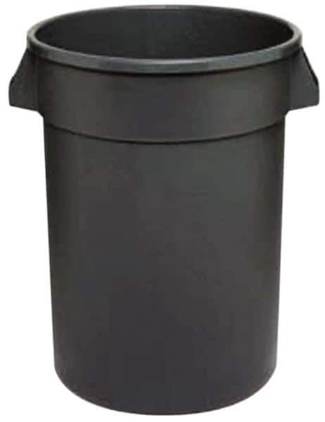 Continental - 44 Gal Gray Round Trash Can - Polyethylene - Best Tool & Supply