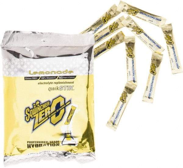 Sqwincher - 0.11 oz Packet Sugar Free Lemonade Activity Drink - Powdered, Yields 20 oz - Best Tool & Supply