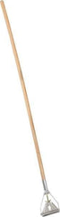 PRO-SOURCE - 60" Wood Quick Connect Mop Handle - Metal Connector, Use with Wet Mops - Best Tool & Supply