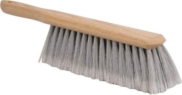 PRO-SOURCE - Plastic Counter Duster - 2-1/2" Bristle Length, 9" Long Head, Hardwood Handle, Gray - Best Tool & Supply