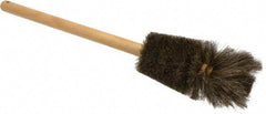 Made in USA - Tampico Food Service Brush - 5-3/4" x 4-1/2" Long x 4-1/2" Wide Head, 5-3/4" OAL, White, Wood Block - Best Tool & Supply