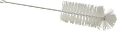 Made in USA - Synthetic Food Service Brush - 9-1/2" Long x 2-3/8" Wide Head, 5-1/2" OAL, White, Wire Block - Best Tool & Supply