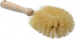 Made in USA - Tampico Food Service Brush - 3-1/2" x 3-1/2" Long x 3-1/2" Wide Head, 3-1/2" OAL, White, Wood Block - Best Tool & Supply