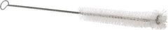 PRO-SOURCE - 1/2" Diam Nylon Tube Brush - 8" OAL, 3" Head Length, Wire Handle - Best Tool & Supply