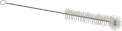 PRO-SOURCE - 3/4" Diam Nylon Tube Brush - 9" OAL, 3-1/2" Head Length, Wire Handle - Best Tool & Supply