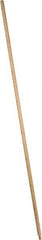 PRO-SOURCE - 48 x 7/8" Wood Handle for Push Brooms - Threaded Connection, Tan - Best Tool & Supply