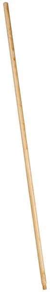 PRO-SOURCE - 54 x 15/16" Wood Handle for Push Brooms - Threaded Connection, Tan - Best Tool & Supply