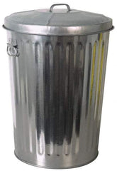 PRO-SOURCE - Galvanized Metal Pail with Lid - Galvanized Metal, 23-1/2" High - Best Tool & Supply