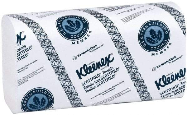 Kleenex - 1 Ply White Multi-Fold Paper Towels - 9-3/8" Wide - Best Tool & Supply