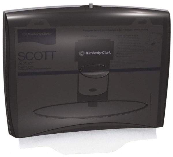 Kimberly-Clark Professional - 125 Capacity Smoke Gray Plastic Toilet Seat Cover Dispenser - 13-1/4" High x 17-1/2" Wide 3-1/4" Deep - Best Tool & Supply