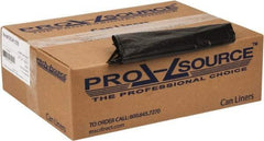 PRO-SOURCE - 0.8 mil Thick, Household/Office Trash Bags - 33" Wide x 39" High, Black - Best Tool & Supply